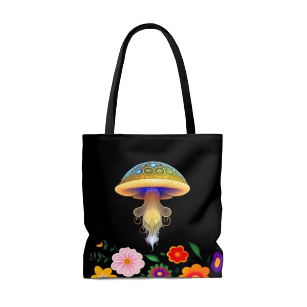 Practicality Meets Convenience Equipped with black cotton handles, our Mushroom Tote Bag ensures comfortable carrying for your everyday excursions. The non-woven laminate inside adds an extra layer of durability and protection for your belongings, making it a reliable companion for all your adventures. Choose the Perfect Fit for You With three sizes available, you can select the ideal Mushroom Tote Bag to suit your lifestyle and needs. Whether you need a smaller option for light outings or a larger one to carry all your essentials, we have the perfect size for you.