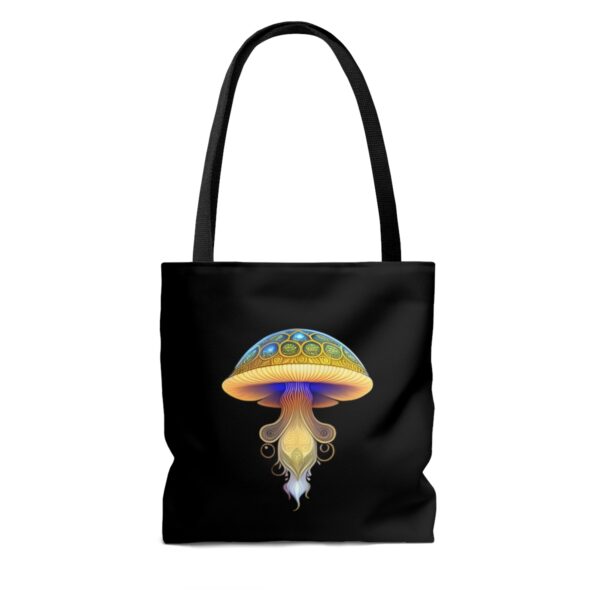 Practicality Meets Convenience Equipped with black cotton handles, our Mushroom Tote Bag ensures comfortable carrying for your everyday excursions. The non-woven laminate inside adds an extra layer of durability and protection for your belongings, making it a reliable companion for all your adventures. Choose the Perfect Fit for You With three sizes available, you can select the ideal Mushroom Tote Bag to suit your lifestyle and needs. Whether you need a smaller option for light outings or a larger one to carry all your essentials, we have the perfect size for you.