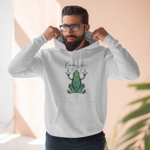 Crafted for durability, it provides a perfect fit without compromising comfort. Express your unique style with the frog design, inspired by the strength of love. This versatile hoodie is ideal for layering and guarantees warmth and comfort. Order now and elevate your wardrobe with this exceptional hoodie that will be your favorite for years to come!