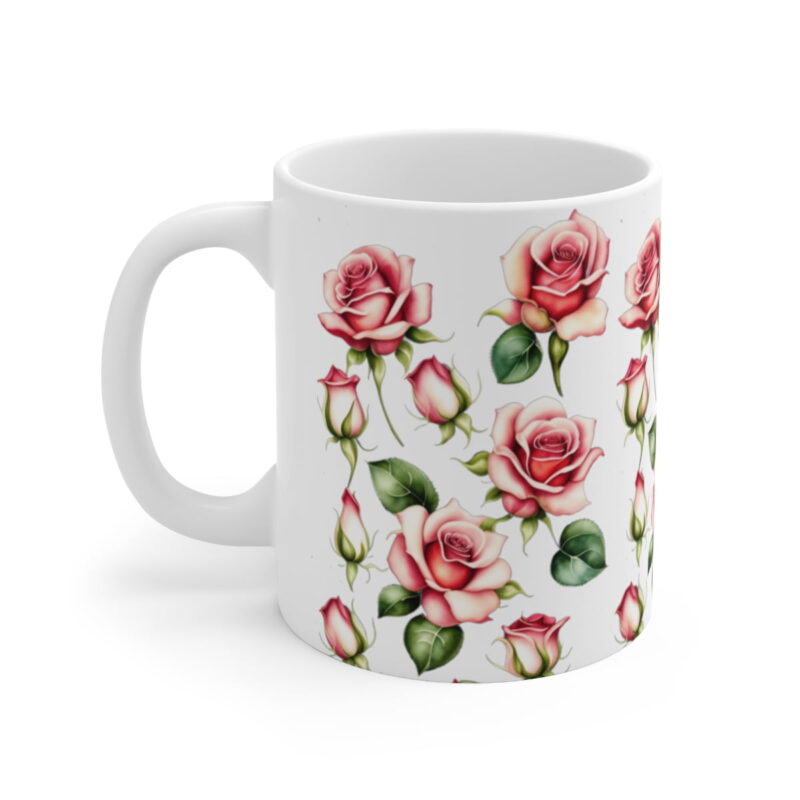 Personalization, Quality, and Style Experience the epitome of customization, quality, and style with our Ceramic Roses Mug. We prioritize quality and safety.