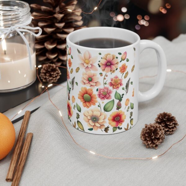 Quality and Safety Assurance We prioritize quality and safety, which is why our Ceramic floral Mug is BPA and lead-free. Sip with confidence.