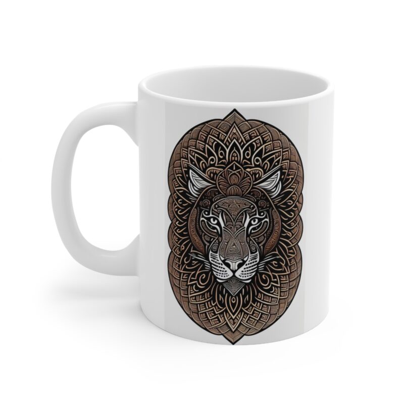 Personalization, Quality, and Style Experience the epitome of customization, quality, and style with our Ceramic Shamanic Coffee Mug.