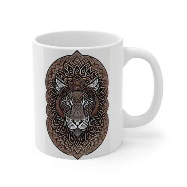 Personalization, Quality, and Style Experience the epitome of customization, quality, and style with our Ceramic Shamanic Coffee Mug.