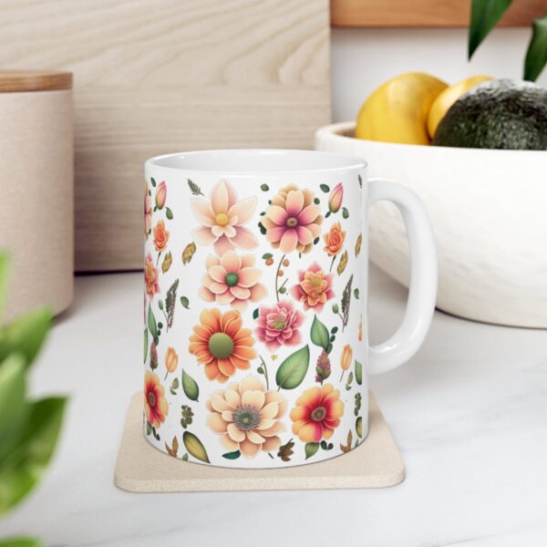 Quality and Safety Assurance We prioritize quality and safety, which is why our Ceramic floral Mug is BPA and lead-free. Sip with confidence.