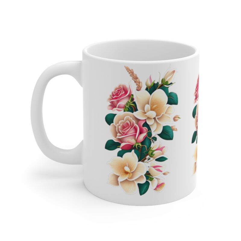 Personalization, Quality, and Style Experience the epitome of customization, quality, and style with our Ceramic Roses Mug. Surprise your lover.