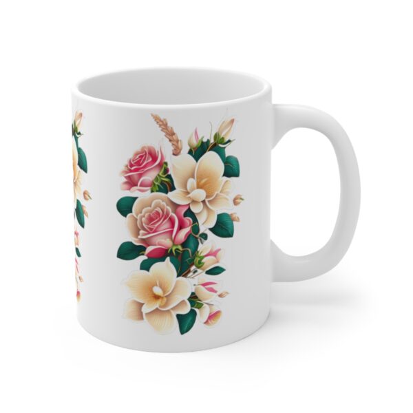 Personalization, Quality, and Style Experience the epitome of customization, quality, and style with our Ceramic Roses Mug. Surprise your lover.