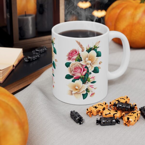 Personalization, Quality, and Style Experience the epitome of customization, quality, and style with our Ceramic Roses Mug. Surprise your lover.