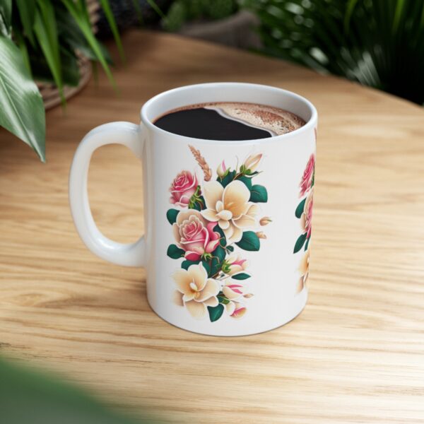 Personalization, Quality, and Style Experience the epitome of customization, quality, and style with our Ceramic Roses Mug. Surprise your lover.