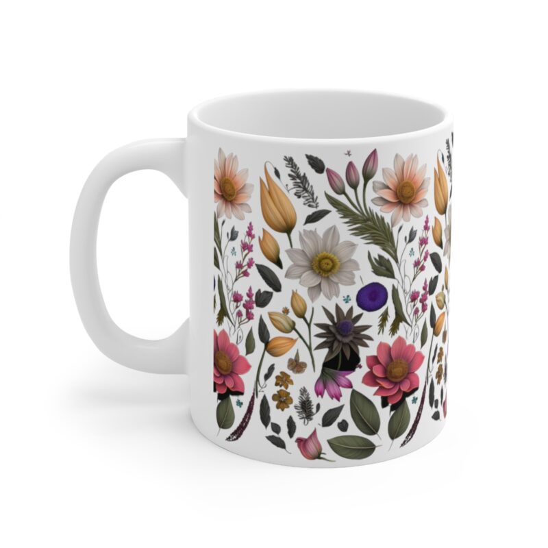 Experience the epitome of customization, quality, and style with our Ceramic Wild flowers Mug. Treat yourself or surprise your loved ones with a gift.