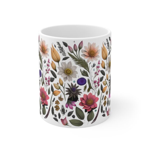 Experience the epitome of customization, quality, and style with our Ceramic Wild flowers Mug. Treat yourself or surprise your loved ones with a gift.