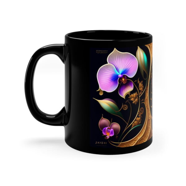 Embrace the Mysteries that lies within our 11oz Black Boho Kitchen Mug. Let it be the conduit through which you experience the extraordinary.