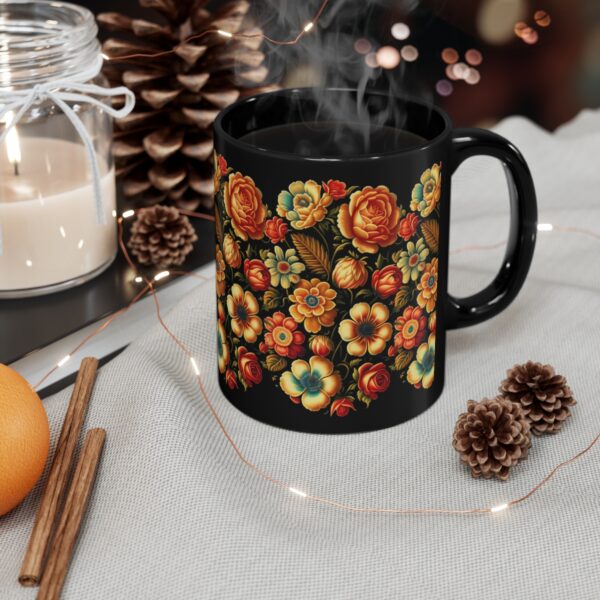 Embrace the Mysteries Embrace the mysteries that lies within our Black Boho Kitchen Mug. Let it be the conduit through which you experience the extraordinary.