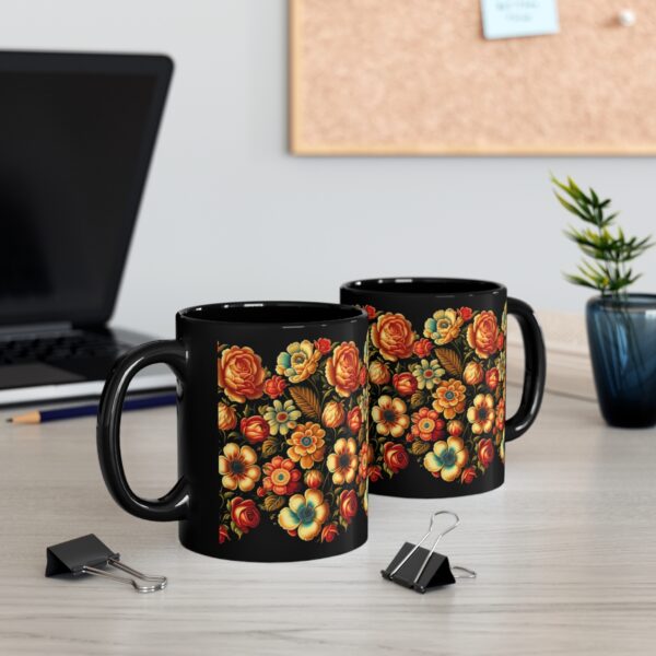 Embrace the Mysteries Embrace the mysteries that lies within our Black Boho Kitchen Mug. Let it be the conduit through which you experience the extraordinary.