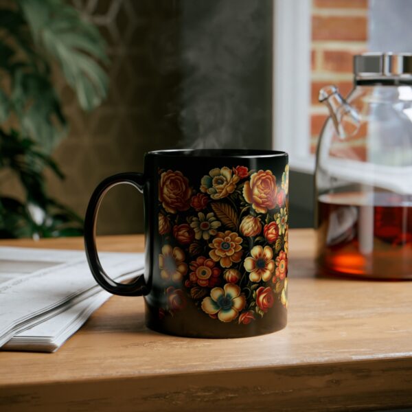 Embrace the Mysteries Embrace the mysteries that lies within our Black Boho Kitchen Mug. Let it be the conduit through which you experience the extraordinary.