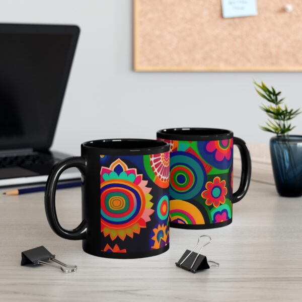 Embrace the Mysteries that lies within our 11oz Black Boho Kitchen Mug. Let it be the conduit through which you experience the extraordinary. With each sip, allow the enigmatic embrace of the mug to transport you to a realm where warmth intertwines with enchantment. Indulge your senses, honor your desires, and elevate your daily rituals with this remarkable artifact that transcends the boundaries of the ordinary.