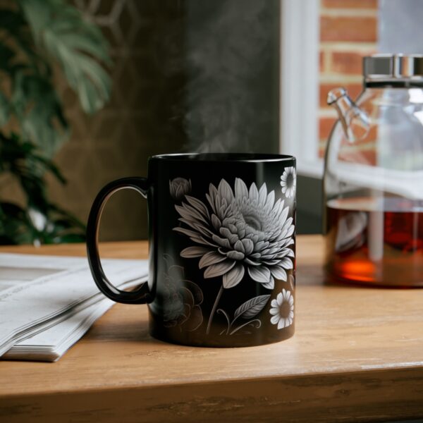 Embrace the Mysteries that lies within our 11oz Black Boho Kitchen Mug. Let it be the conduit through which you experience the extraordinary. With each sip, allow the enigmatic embrace of the mug to transport you to a realm where warmth intertwines with enchantment. Indulge your senses, honor your desires, and elevate your daily rituals with this remarkable artifact that transcends the boundaries of the ordinary.