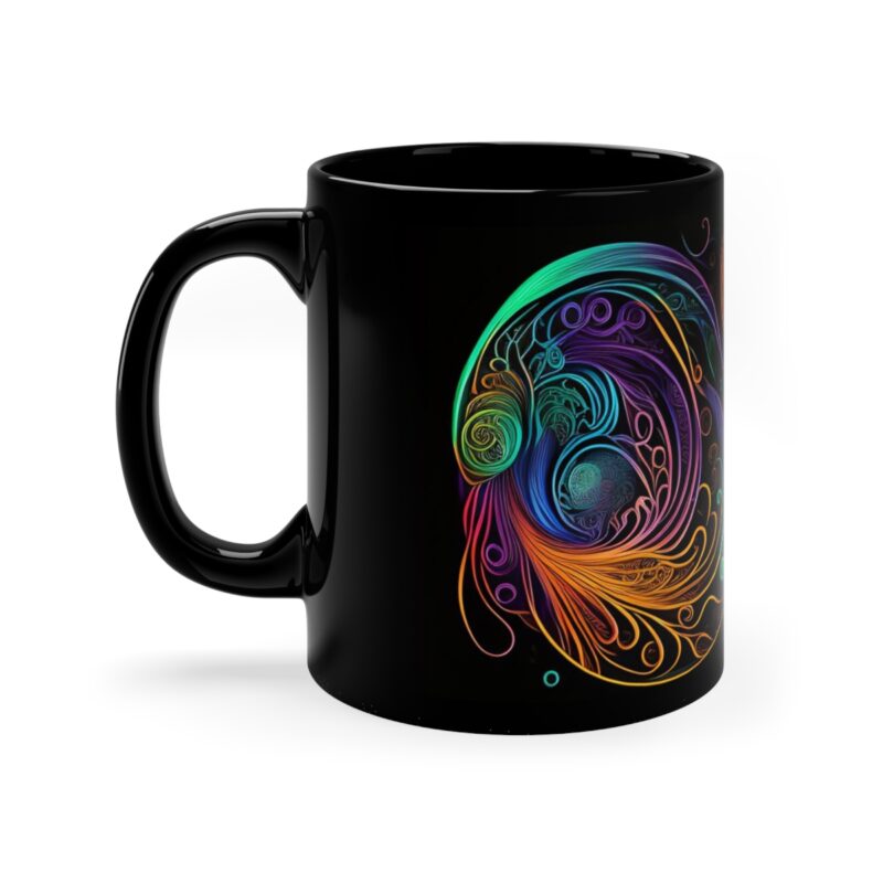 Embrace the Mysteries that lies within our 11oz Black Shaman mug. Let it be the conduit through which you experience the extraordinary.