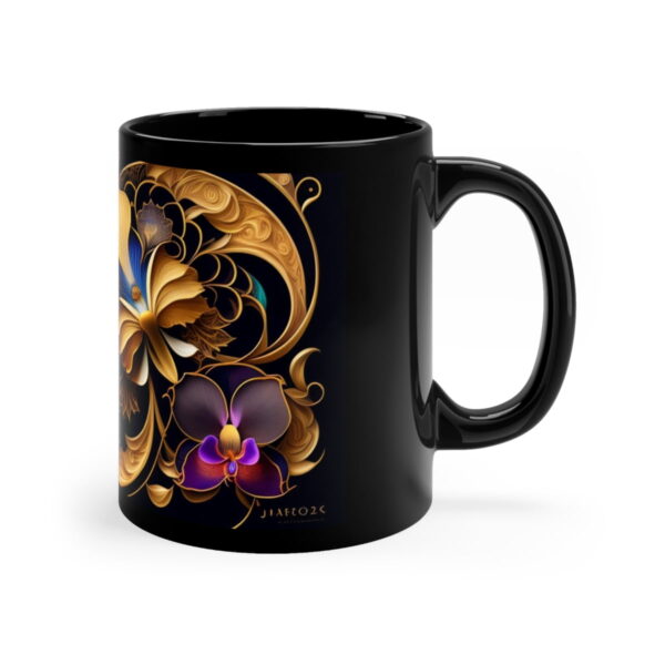 Embrace the Mysteries that lies within our 11oz Black Boho Kitchen Mug. Let it be the conduit through which you experience the extraordinary.
