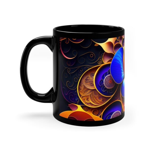 Unmatched Artistry However, it is the high-quality sublimation printing that truly sets this 11oz black Boho Kitchen Mug apart.