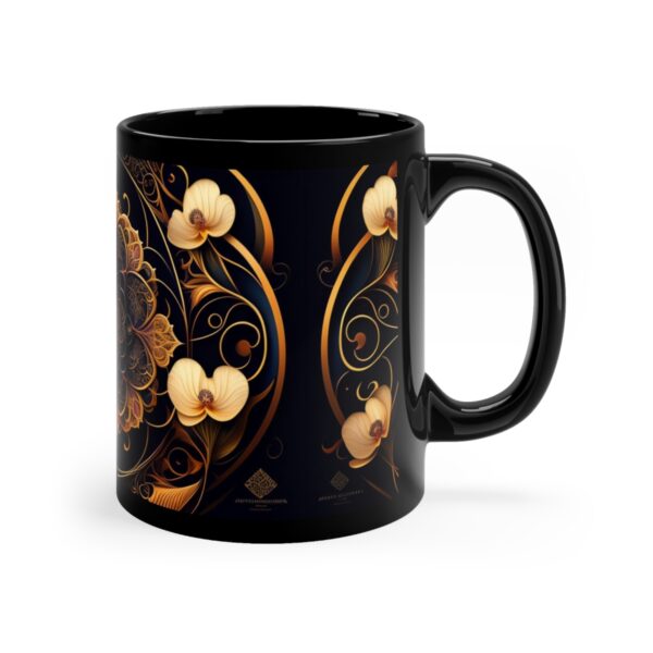 Embrace the Mysteries that lies within our 11oz Black Boho Kitchen Mug. Let it be the conduit through which you experience the extraordinary. With each sip, allow the enigmatic embrace of the mug to transport you to a realm where warmth intertwines with enchantment. Indulge your senses, honor your desires, and elevate your daily rituals with this remarkable artifact that transcends the boundaries of the ordinary.