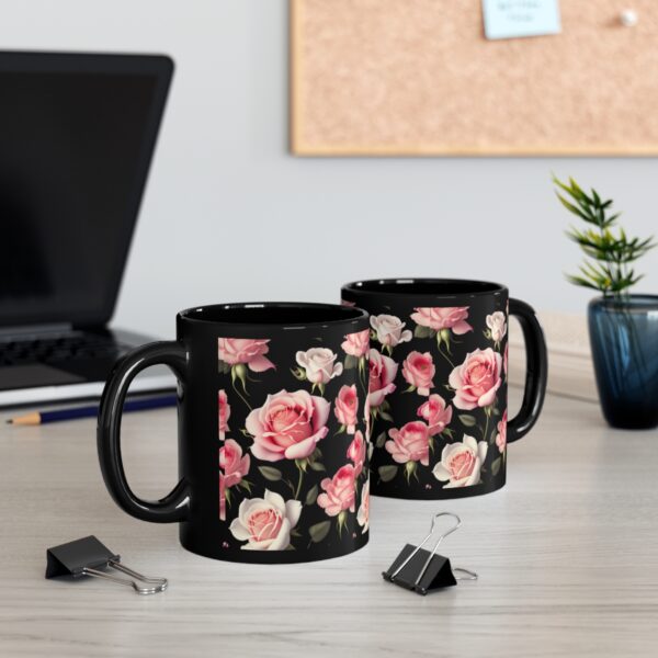 Embrace the Mysteries that lies within our 11oz Roses Black Mug. Let it be the conduit through which you experience the extraordinary. With each sip, allow the enigmatic embrace of the mug to transport you to a realm where warmth intertwines with enchantment. Indulge your senses, honor your desires, and elevate your daily rituals with this remarkable artifact that transcends the boundaries of the ordinary.