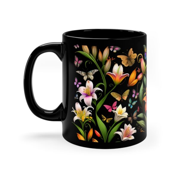 Embrace the Mysteries that lies within our 11oz Black Boho Kitchen Mug. Let it be the conduit through which you experience the extraordinary.