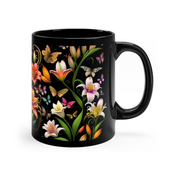 Embrace the Mysteries that lies within our 11oz Black Boho Kitchen Mug. Let it be the conduit through which you experience the extraordinary.