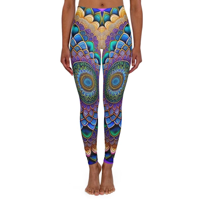 Make a bold statement with our Golden Mandala Leggings and experience the perfect fusion of style and comfort. Give yourself the ultimate in comfort and style