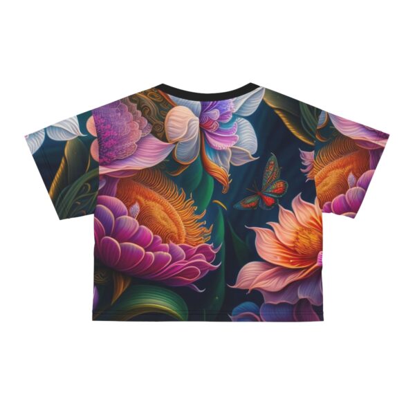 Elevate Your Style: Embrace the power of flowers and the magic of sunshine with our Sunny Flower Power Floral Crop Top Tee. It’s time to elevate your wardrobe with a touch of ethereal elegance and spread joy wherever you go. Bask in the sun’s warmth, surrounded by the enchanting beauty of nature, while enjoying utmost comfort and style in spades.