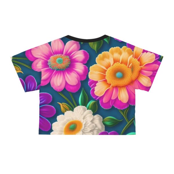 Elevate Your Style: Embrace the power of flowers and the magic of sunshine with our Sunny Flower Power Floral Crop Top Tee. It’s time to elevate your wardrobe with a touch of ethereal elegance and spread joy wherever you go. Bask in the sun’s warmth, surrounded by the enchanting beauty of nature, while enjoying utmost comfort and style in spades.