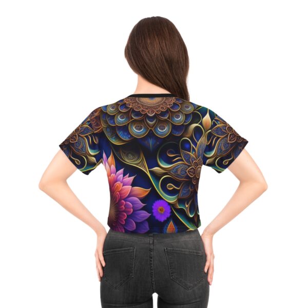 Elevate Your Style: Embrace the power of flowers and the magic of sunshine with our Sunny Flower Power Floral Crop Top Tee. It’s time to elevate your wardrobe with a touch of ethereal elegance and spread joy wherever you go. Bask in the sun’s warmth, surrounded by the enchanting beauty of nature, while enjoying utmost comfort and style in spades.