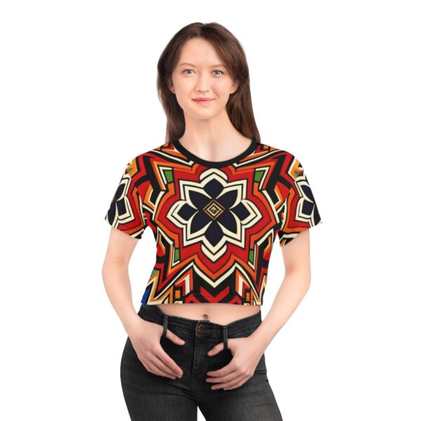 Elevate Your Style: Embrace the power of flowers and the magic of sunshine with our Sunny Geometric Crop Top. It’s time to elevate your wardrobe with a touch of ethereal elegance and spread joy wherever you go. Bask in the sun’s warmth, surrounded by the enchanting beauty of nature, while enjoying utmost comfort and style in spades.