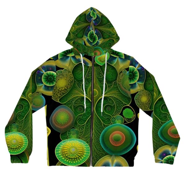 Crafted for durability, it provides a perfect fit without compromising comfort. Express your unique style inspired by the strength of love. This versatile hoodie is ideal for layering and guarantees warmth and comfort. Order now and elevate your wardrobe with this exceptional Colorful Women's Full Zip Hoodie, that will be your favorite for years to come!