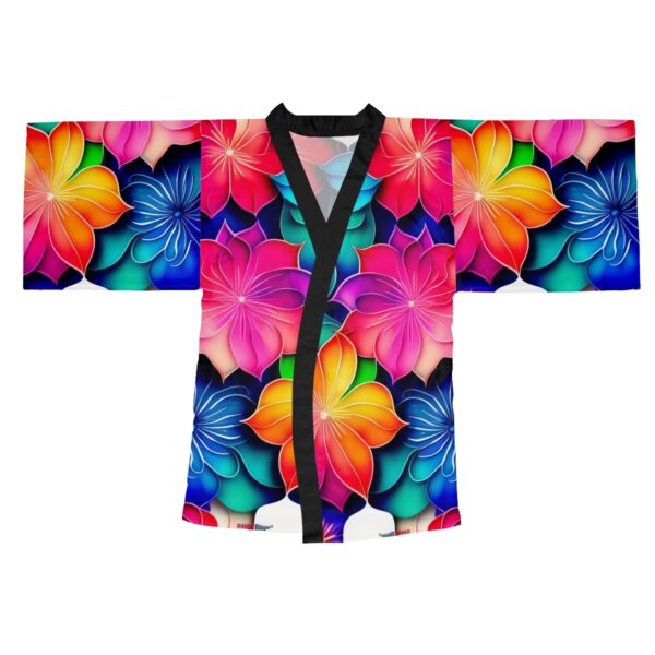 Indulge in Comfort and Beauty Unwind in style with our Flowery Long Sleeve Kimono. Experience the beauty, versatility, and luxurious feel that these robes offer.