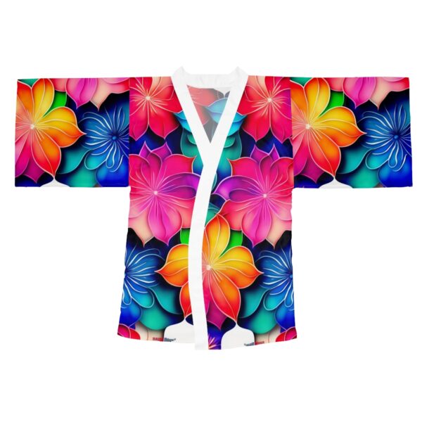 Indulge in Comfort and Beauty Unwind in style with our Flowery Long Sleeve Kimono. Experience the beauty, versatility, and luxurious feel that these robes offer.