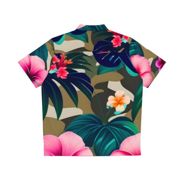 Elevate Your Summer Style: Choose Your Perfect Hawaiian Camouflage Floral Shirt Discover the joy of personalized fashion and embrace the tropical allure of our Hawaiian Camouflage Floral shirt. Indulge in the silky comfort, versatility, and vibrant appeal of this iconic piece. Whether you're heading to the beach, attending a luau, or simply want to infuse your everyday style with a touch of paradise, this shirt is the perfect choice.