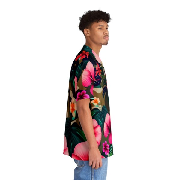 Elevate Your Summer Style: Choose Your Perfect Hawaiian Camouflage Floral Shirt Discover the joy of personalized fashion and embrace the tropical allure of our Hawaiian Camouflage Floral shirt. Indulge in the silky comfort, versatility, and vibrant appeal of this iconic piece. Whether you're heading to the beach, attending a luau, or simply want to infuse your everyday style with a touch of paradise, this shirt is the perfect choice.