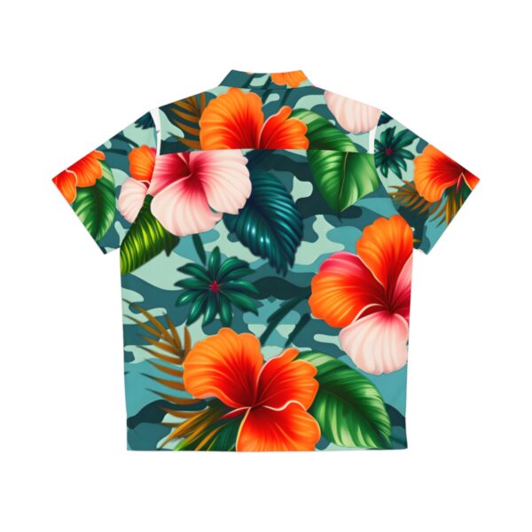 Indulge in Hawaiian Paradise: Embrace the Tropical Vibes Escape to a world of breezy paradise with our Hawaiian Camouflage Floral shirt. Immerse yourself in the vibrant colors, tropical patterns, and carefree spirit of the Hawaiian Islands.