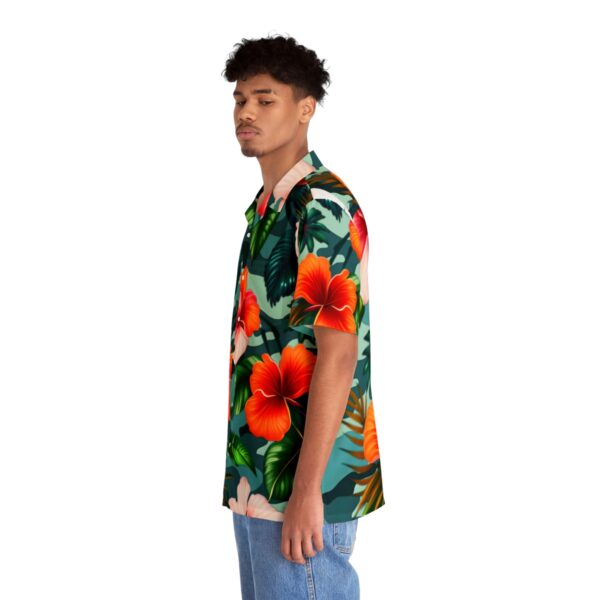 Indulge in Hawaiian Paradise: Embrace the Tropical Vibes Escape to a world of breezy paradise with our Hawaiian Camouflage Floral shirt. Immerse yourself in the vibrant colors, tropical patterns, and carefree spirit of the Hawaiian Islands.