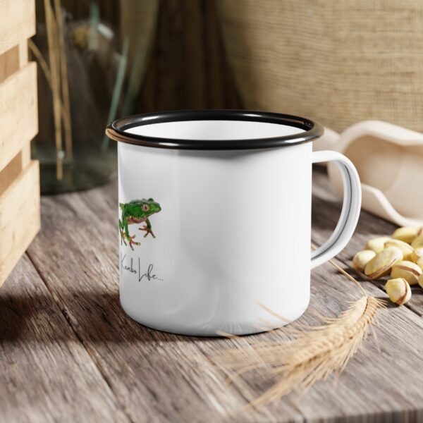 Embrace the Spirit of Adventure with our Enamel Mug Embrace the spirit of adventure and elevate your camping experience with the Born to be in the Great Outdoors KamboLife Enamel Mug. Order yours today and make it an essential part of your camping gear. Whether you're embarking on a solo journey into the wilderness or sharing stories around the campfire with friends and family, this mug will be your faithful