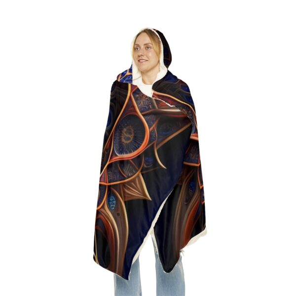 Step into a world shrouded in enigmatic warmth with the captivating Hooded Shaman Blanket. Embrace the mystique of your surroundings without ever leaving the sanctuary of your bed. Crafted for those who seek the extraordinary, this remarkable hooded blanket is your key to unlocking a realm of comfort and intrigue.