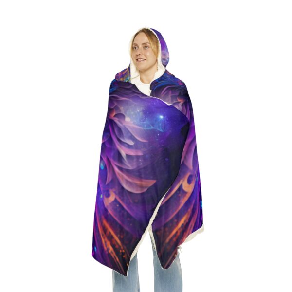 Embrace the unknown, envelop yourself in the mysterious allure of Hooded Shaman Blanket.