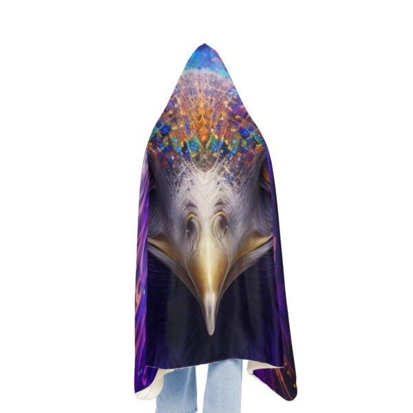 Embrace the unknown, envelop yourself in the mysterious allure of Hooded Shaman Blanket.