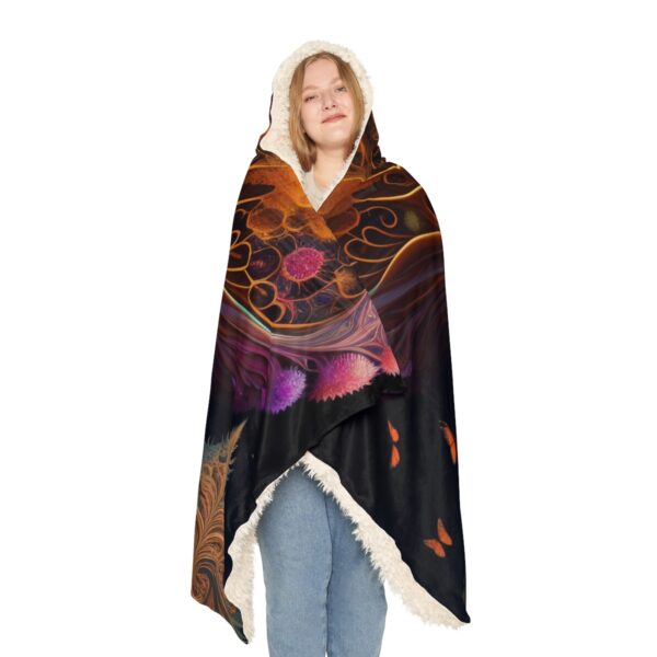 Step into a world shrouded in enigmatic warmth with the captivating Hooded Shaman Blanket. Embrace the mystique of your surroundings without ever leaving the sanctuary of your bed. Crafted for those who seek the extraordinary, this remarkable hooded blanket is your key to unlocking a realm of comfort and intrigue.