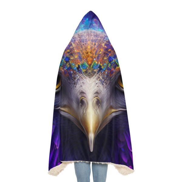 Embrace the unknown, envelop yourself in the mysterious allure of Hooded Shaman Blanket.