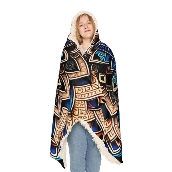 Step into a world shrouded in enigmatic warmth with the captivating Hooded Shaman Blanket. Embrace the mystique of your surroundings without ever leaving the sanctuary of your bed. Crafted for those who seek the extraordinary, this remarkable hooded blanket is your key to unlocking a realm of comfort and intrigue.